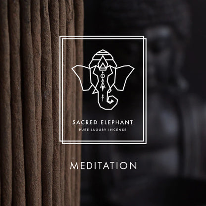 Sacred Elephant Meditation Set 印度手揉冥想線香 I 沉香 I 雪松 I 喜馬拉雅麝香
