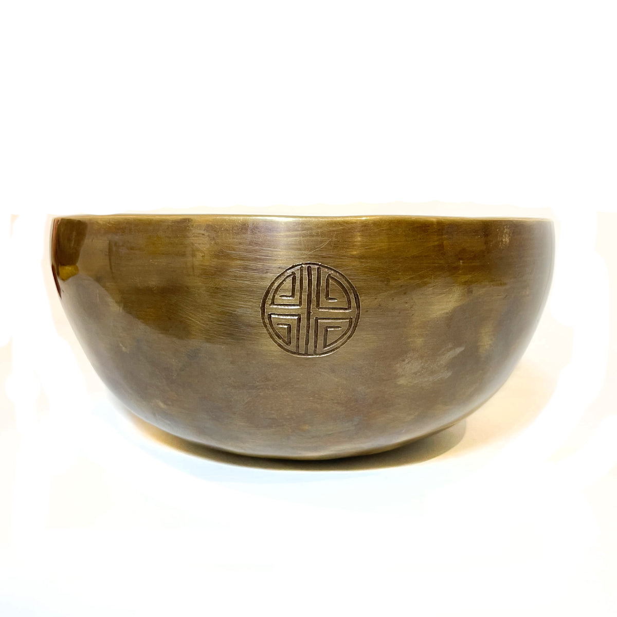 Hand Hammered Full Moon Nepal Healing Therapy Singing Bowl 20cm