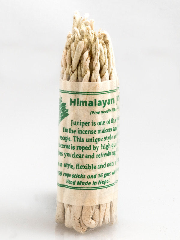 尼泊爾手工製喜馬拉雅杜松繩香