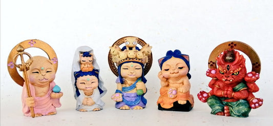Japanese Capsule Toy - Buddha Cats